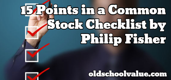 common stock checklist